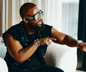 Cassper Nyovest wristwatch close-up, luxury watch South African rapper, Vacheron Constantin Overseas South Africa, Bona Magazine