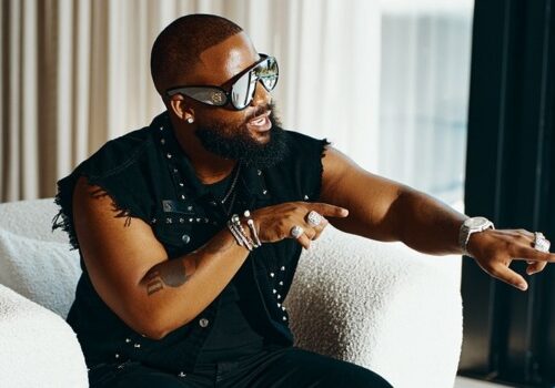 Cassper Nyovest wristwatch close-up, luxury watch South African rapper, Vacheron Constantin Overseas South Africa, Bona Magazine