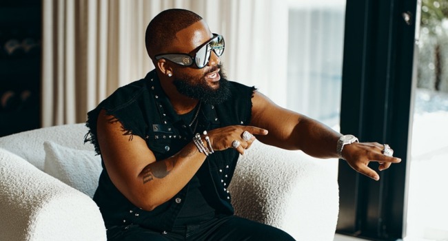 Cassper Nyovest wristwatch close-up, luxury watch South African rapper, Vacheron Constantin Overseas South Africa, Bona Magazine