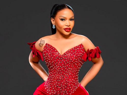 Tebogo Thobejane red carpet portrait, dating struggles after trauma, South African actress interview, GBV survivor South Africa, celebrity foundation launch, Bona Magazine