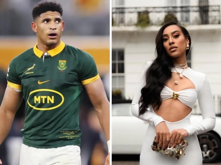Sarah Langa wearing a large diamond ring in Paris, social media influencer Sarah Langa engagement talk, Sacha Feinberg-Mngomezulu and Sarah Langa in Paris celebration, South African celebrity couple spotted abroad, Bona Magazine