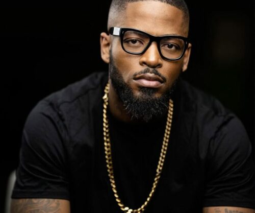 Bona Magazine, Prince Kaybee South African DJ in studio, Prince Kaybee at live performance Johannesburg, Prince Kaybee portrait corporate photo