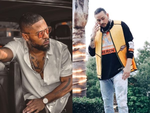 Bona Magazine, Prince Kaybee DJ console Johannesburg, Prince Kaybee and AKA together backstage, Prince Kaybee recording studio South Africa