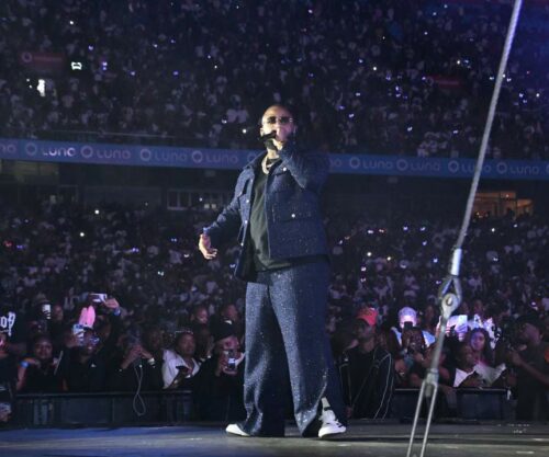 Cassper Nyovest performing live, South African rapper on stage, Cassper Nyovest training for fitness journey, body-shaming response South Africa, motivation through criticism, Bona Magazine