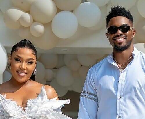 Simz Ngema birthday moment, Tino Chinyani with son, family celebration South Africa, celebrity child birthday South Africa, Simz Ngema family photo, Tino Chinyani father son moment Bona Magazine