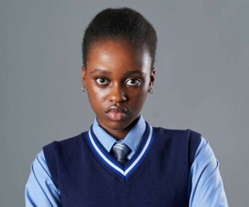 Jacqui Monama on Skeem Saam set, Jacqui Monama character Melita’s daughter Skeem Saam, Jacqui Monama South African soap actress, Skeem Saam cast filming Johannesburg, Skeem Saam Melita and daughter Jacqui Monama scene, Audience reaction to Skeem Saam new character Bona Magazine
