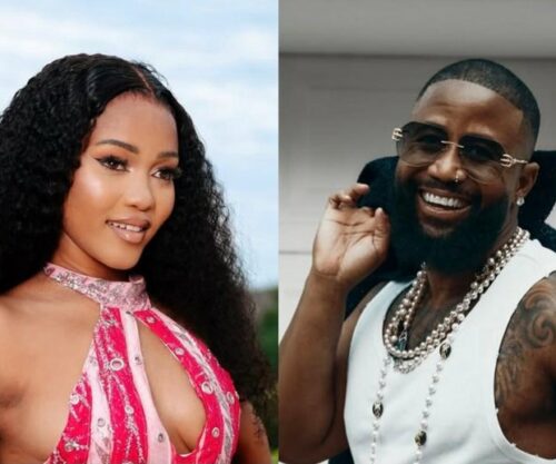 Bona Magazine, Zee Nxumalo performing live, Cassper Nyovest at music show, South African amapiano star Zee Nxumalo