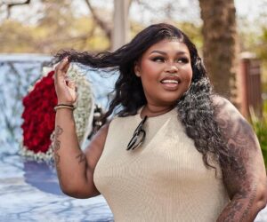 Bona Magazine, image of sangoma Gogo Maweni smiling, image of man compared to Gogo Maweni viral, screenshot social media reactions to Gogo Maweni double