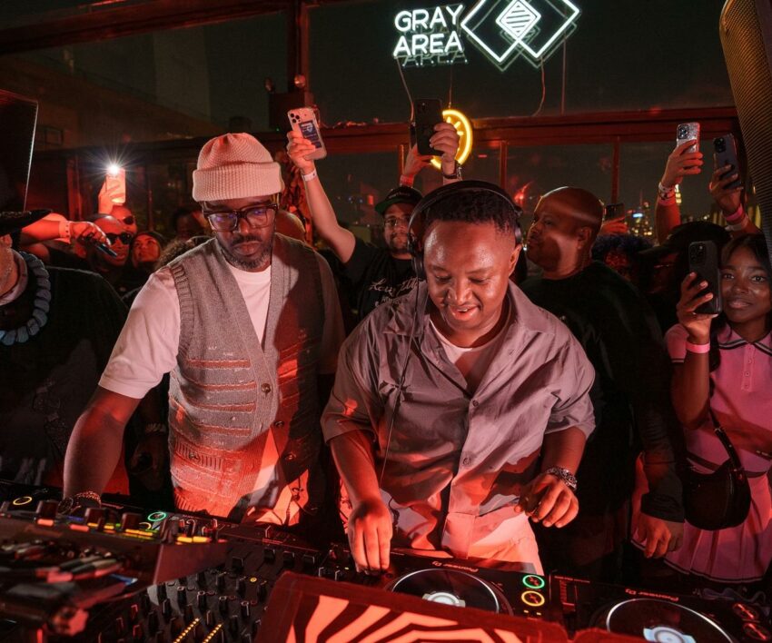 Shimza Black Coffee performance, South African house music legends, live DJ collaboration Mzansi, electronic music crowd South Africa, Bona Magazine