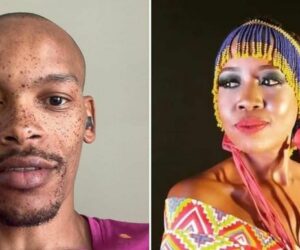 Ntsiki Mazwai portrait South Africa, Ntsiki Mazwai speaking publicly, South African poet activist Ntsiki Mazwai, Bona Magazine