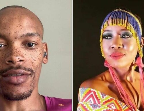 Ntsiki Mazwai portrait South Africa, Ntsiki Mazwai speaking publicly, South African poet activist Ntsiki Mazwai, Bona Magazine