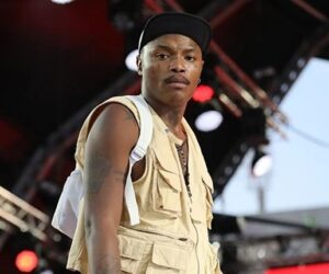 Bona Magazine Shebeshxt performing live South Africa, Shebeshxt on stage Johannesburg, Shebeshxt fans reaction online, Court building South Africa scene, fans reacting on social media South Africa, Shebeshxt news discussion studio