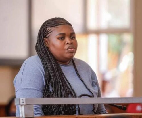 Gogo Maweni court appearance, traditional healer in court, South Africa legal news, media coverage in courtroom, Protea Magistrates Court scene, Gogo Maweni news coverage, South African celebrity court case, traditional healer facing charges, public reaction on social media, courtroom visuals Bona Magazine