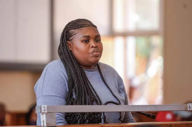 Gogo Maweni court appearance, traditional healer in court, South Africa legal news, media coverage in courtroom, Protea Magistrates Court scene, Gogo Maweni news coverage, South African celebrity court case, traditional healer facing charges, public reaction on social media, courtroom visuals Bona Magazine