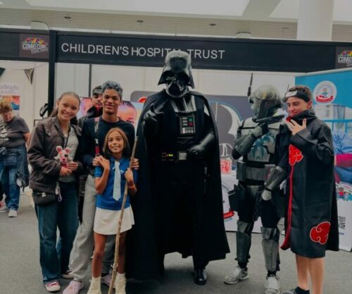 Comic Con Cape Town charity stand, Children’s Hospital Trust fundraising, Red Cross War Memorial Children’s Hospital 70 years, Short Stay Ward S11 upgrade, Coffee and Comics Truth Coffee Cape Town, CTICC 2 Comic Con event, Bona Magazine