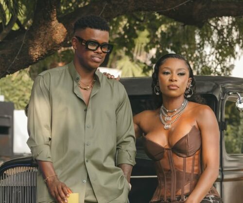 DJ Zinhle trending online, Murdah Bongz social media debate, South African celebrity couple, viral celebrity photos SA, entertainment news South Africa, celebrity relationship rumours, Bona Magazine