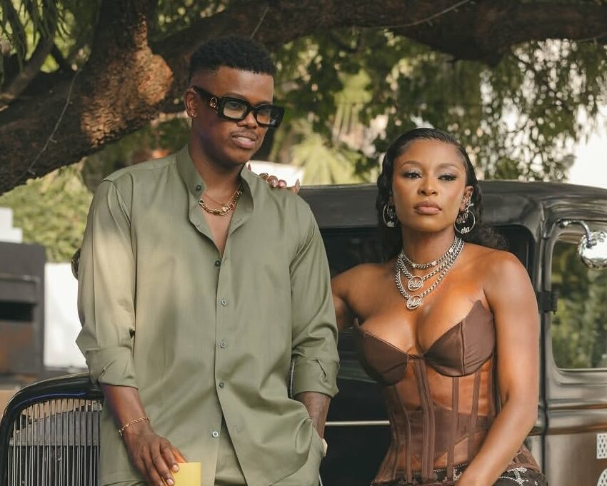 DJ Zinhle trending online, Murdah Bongz social media debate, South African celebrity couple, viral celebrity photos SA, entertainment news South Africa, celebrity relationship rumours, Bona Magazine