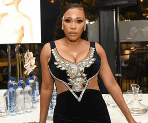 Sonia Mbele portrait, Sonia Mbele South African actress, Sonia Mbele Generations star, Sonia Mbele red carpet appearance, South African celebrity news, muthi claims controversy, Bona Magazine