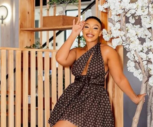 Gaisang Noge beach photo, House of Zwide actress Mampho, Gaisang Noge beach video South Africa, SA actress ocean clip, Gaisang Noge Instagram post, South African celebrity beach moment, Bona Magazine