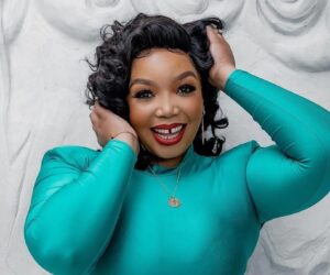 Thembisa Mdoda South African actress, Thembisa Mdoda TV presenter portrait, Our Perfect Wedding host South Africa, Thembisa Mdoda public appearance, South African celebrity news Thembisa Mdoda, Johannesburg entertainment personality, Bona Magazine