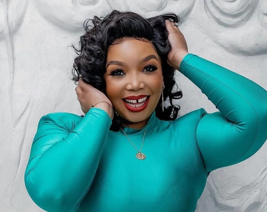Thembisa Mdoda South African actress, Thembisa Mdoda TV presenter portrait, Our Perfect Wedding host South Africa, Thembisa Mdoda public appearance, South African celebrity news Thembisa Mdoda, Johannesburg entertainment personality, Bona Magazine