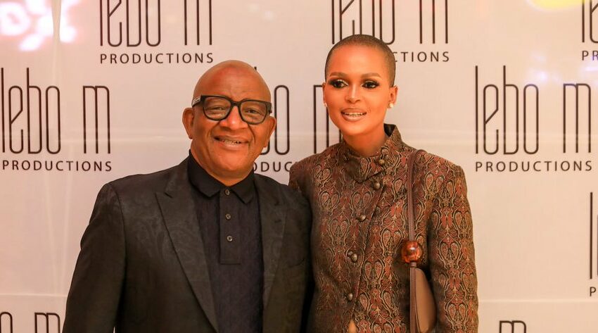 Lebo M portrait South Africa, Lebo M The Lion King performance, Nomoya Refiloe Dube wedding image, Lebo M and Nomoya Dube reported marriage, South African celebrity wedding 2026, African music composer Lebo M, Bona Magazine