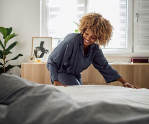 Making your bed can better your day.