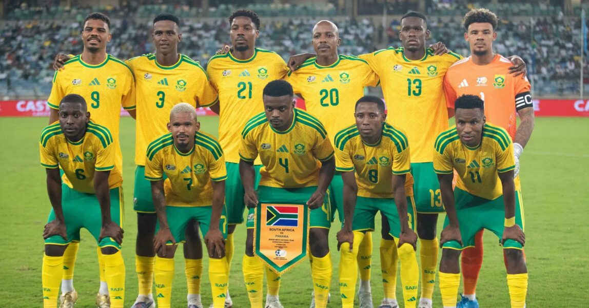 Bafana Bafana announces 2026 FIFA World Cup squad.