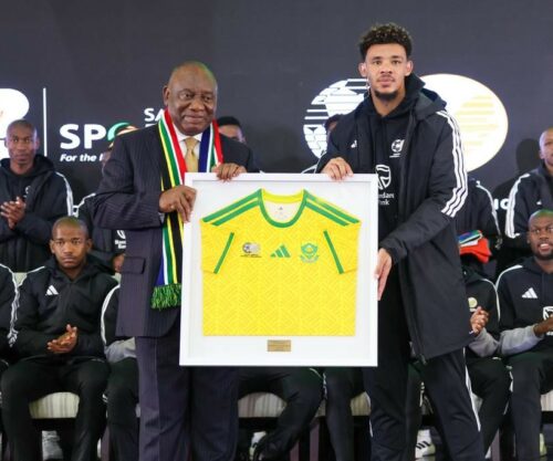 Bafana's FIFA World Cup squad.