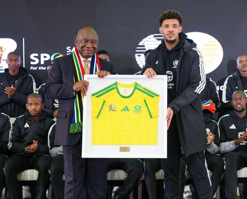 Bafana's FIFA World Cup squad.