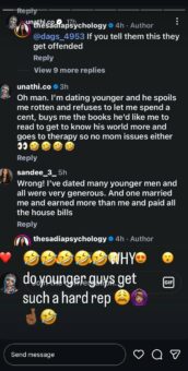 Unathi shares the benefits of dating younger men.