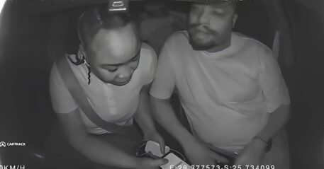 A female e-hailing driver was composed during a robbery.