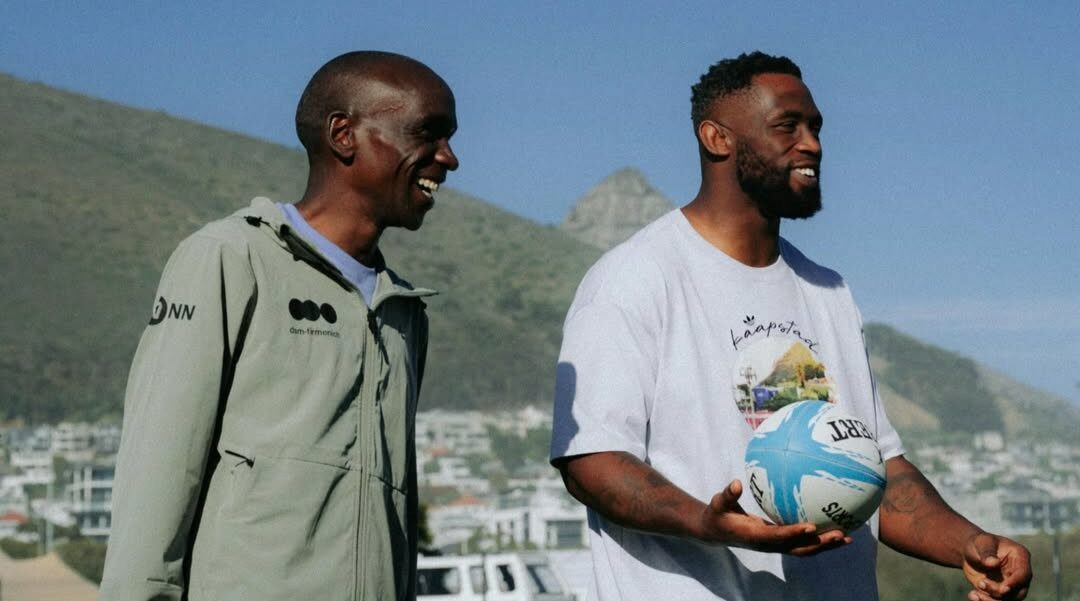 Siya Kolisi inspired Eliud Kipchoge.