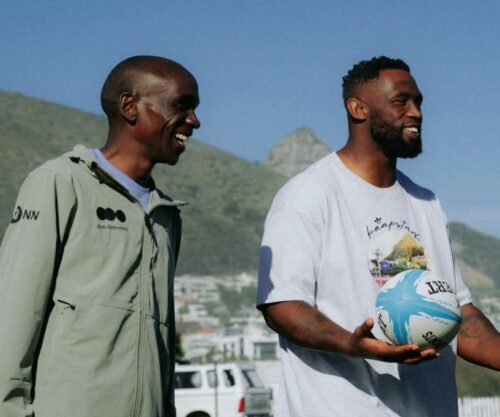 Siya Kolisi inspired Eliud Kipchoge.