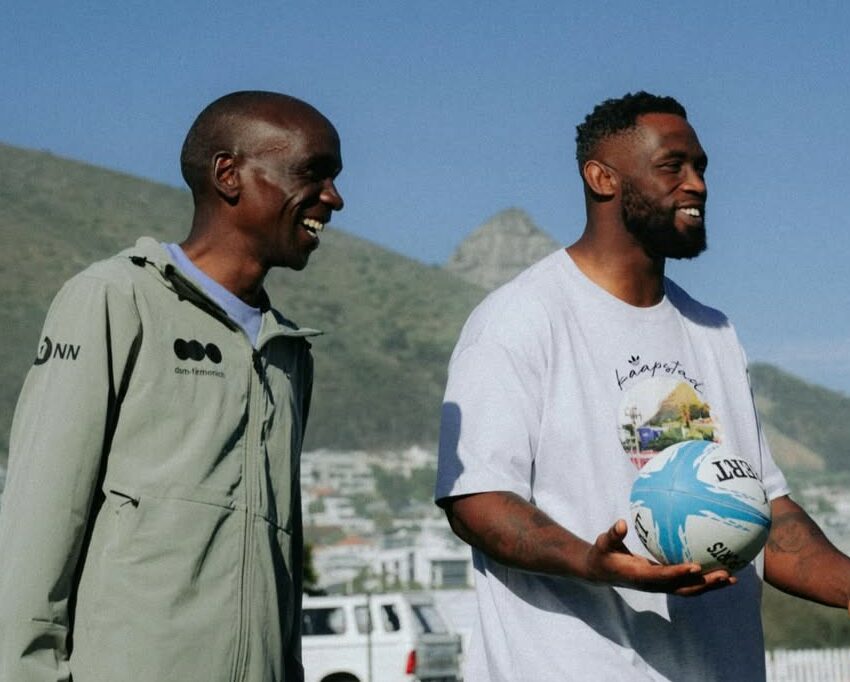 Siya Kolisi inspired Eliud Kipchoge.