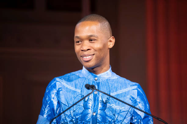 NEW YORK, NEW YORK - SEPTEMBER 19: Thebe Magugu attends Fashion 4 Development's 11th Annual First Ladies Luncheon at 583 Park Avenue on September 19, 2023 in New York City. (Photo by Michael Ostuni/Patrick McMullan via Getty Images)
