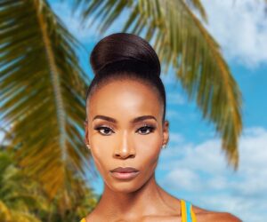 Lalela Mswane prepares for 'Tropika Island of Treasure.'