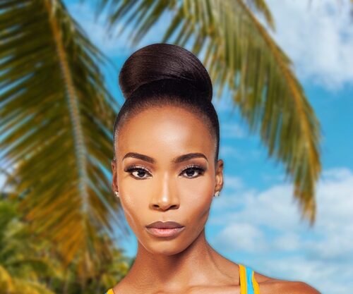Lalela Mswane prepares for 'Tropika Island of Treasure.'