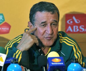 Ex-Bafana Bafana coach hospitalised.