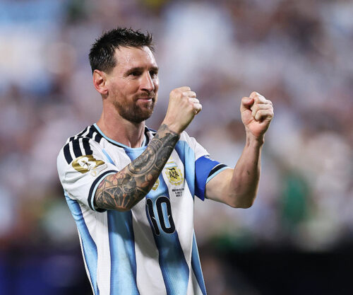 Lionel Messi broke World Cup records.