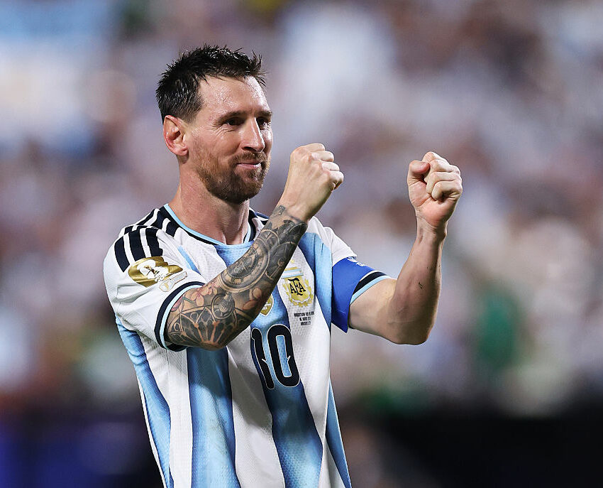 Lionel Messi broke World Cup records.