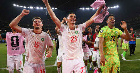 Morocco won The Netherlands.