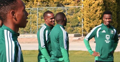 A list of Bafana players who may score the first goal.