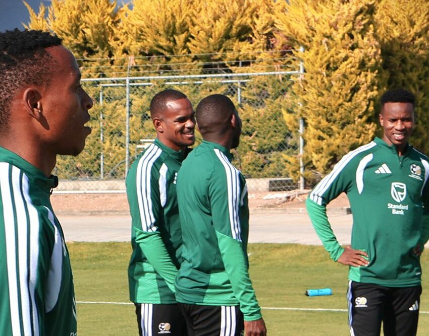 A list of Bafana players who may score the first goal.