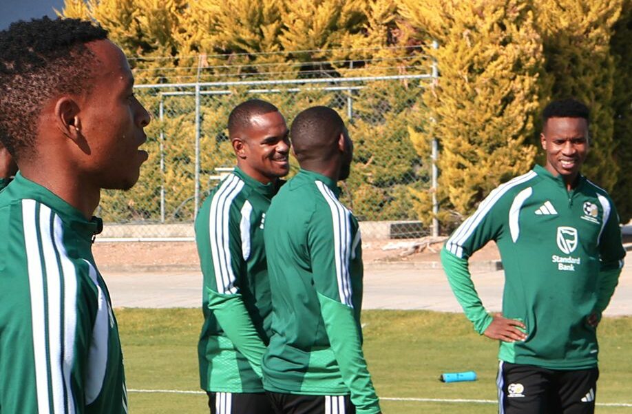 A list of Bafana players who may score the first goal.