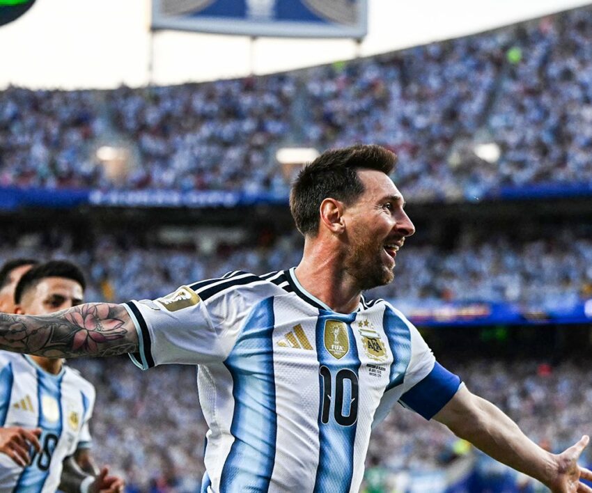 Argentina's Lionel Messi made history at the World Cup.