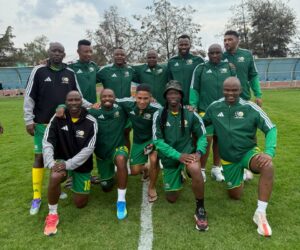 Bafana Legends took on Mexico Legends.