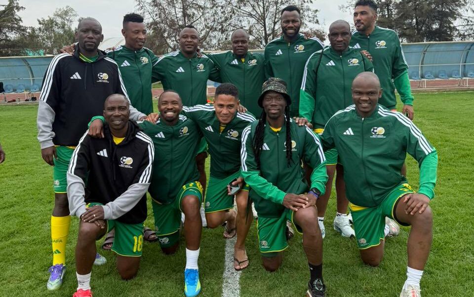 Bafana Legends took on Mexico Legends.