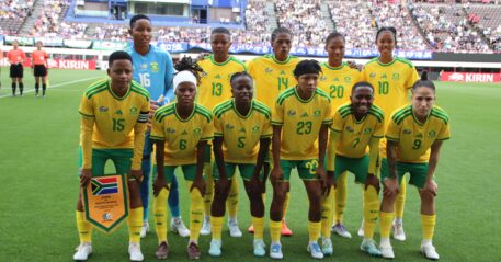 Banyana Banyana claimed victory over Japan.