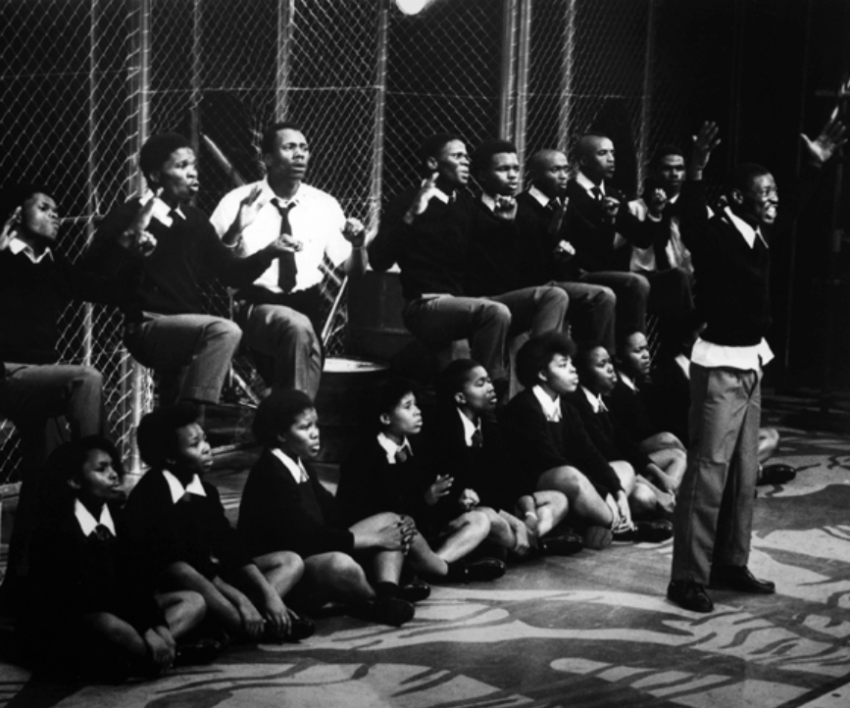 The 'Sarafina!' cast reunited.